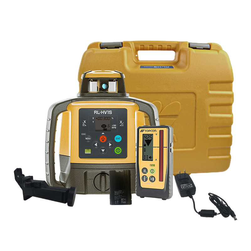 Topcon RL-HV1S Single Grade Rotating Laser (Rechargeable PREMIUM - LS100D Receiver)