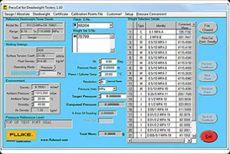 Fluke PressCal Software (Improved Accuracy) (item no. 4185771)