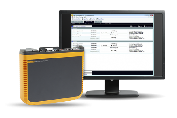 Fluke 3-Phase Power Quality Logger W/ 60cm 1,500a iFlex (item no. 4920613, 4920703, 4920767)