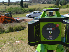 Imex i66R Rotating Laser Level Horizontal only with LRX6 Laser Receiver and Tripod & 5m Staff