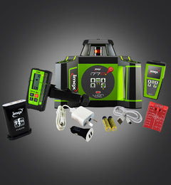 Imex i77R Rotating Laser Level Horizontal with LRX10 Laser Receiver and Tripod & 5m Staff