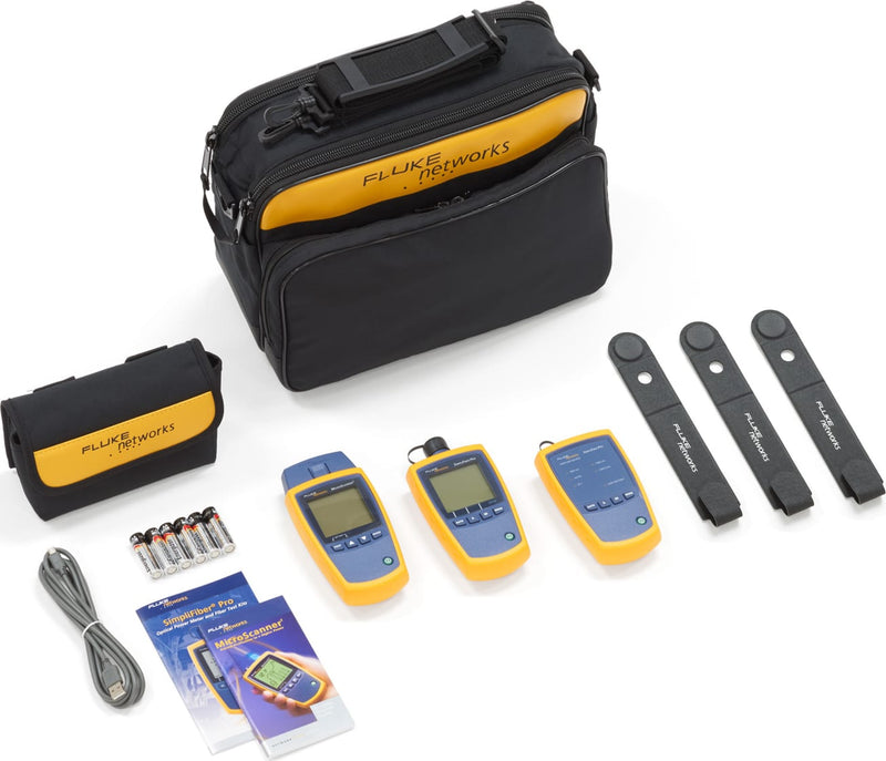 Fluke MS2-FTK Copper/fiber Basic Technicians Kit (ms2-100 + Ftk-kit) (Item no. 3468528)