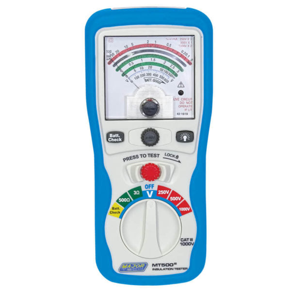 Major Tech MT500 1000V Analogue Insulation Tester 1