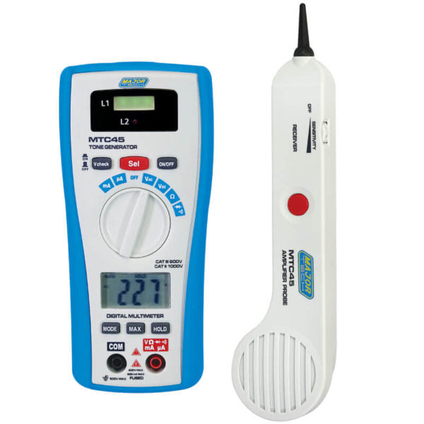 Major Tech MTC45 2-In-1 Tone & Probe Generator and Multimeter 1