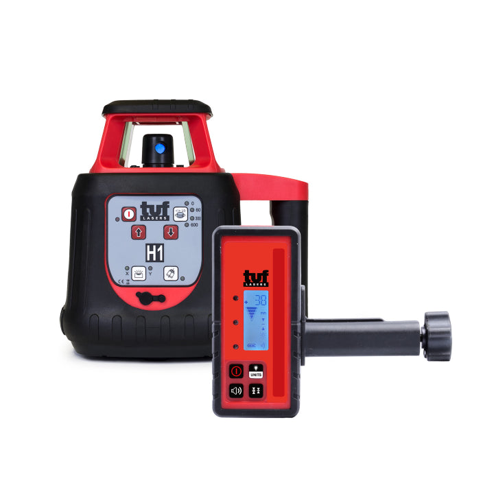 TUF Laser RH500- V2 Rotating Laser Red H1 - HZ with FRD600A-R MM Receiver