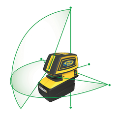 Spectra Precision LT52G Green 5 Line Multiline Laser Level