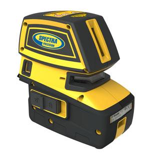 Spectra Precision LT52R Red 5 Beam Point & Line Laser Level